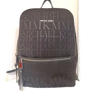 ⭐️MICHAEL KORS TOBY MEDIUM BLACK SUEDE LEATHER BACKPACK